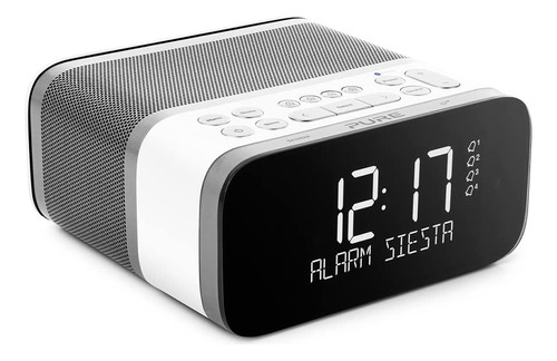 Pure Siesta S6 Radio Despertador (crystalvue+-display, Bluet