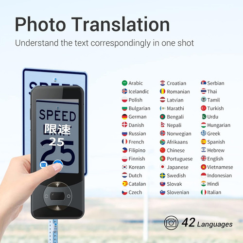 Wooask Language Translator Device Portable Real-time Voice