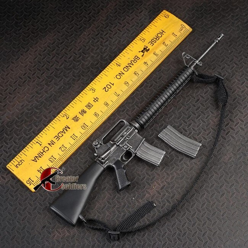 Subfusil M16 A Escala 1/6, Arma De Soldado, Modelo Toys F