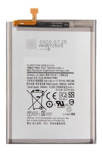 Imagen 1 de 1 de Batería Samsung A02 Eb-ba217aby