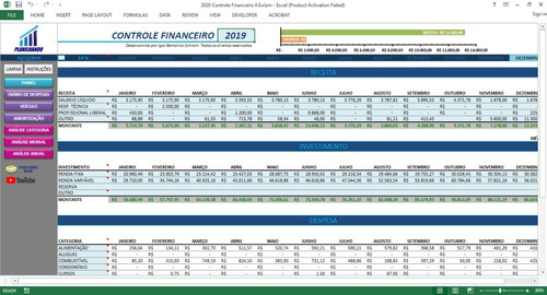 Imagem 3 de 10 de Planilha Controle Financeiro Pessoal (vba) - A Melhor!