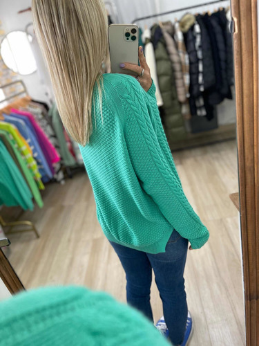 Imagen 7 de 8 de Sweater Tramado Colores Mujer The Big Shop