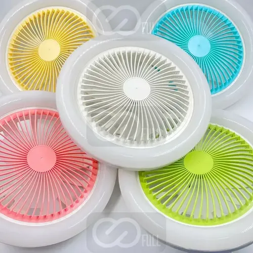 Luminária Ventilador Lâmpada Teto 36w Led Multitemperatura