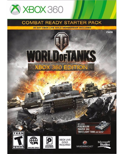 World Of Tanks Xbox360 Edition +30 Días Membresia Gold