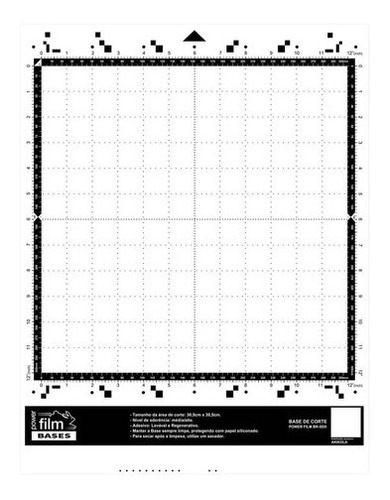 Base De Corte Com Cola 30x30cm Compatível Com Sdx - 2 Uni