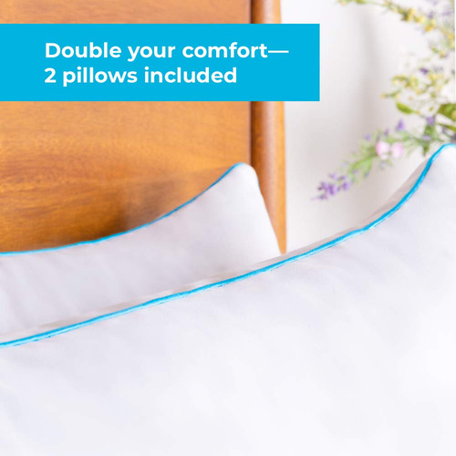Pillow Linenspa, Espuma Viscoelástica En Gel Triturado, Cool
