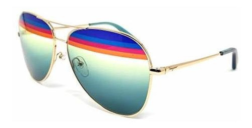 Gafas De Sol Salvatore Ferragamo Sf 172 S 712 Shiny Gold / P