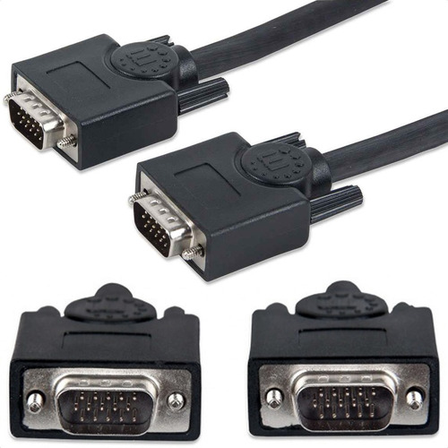 Manhattan Cable Video Monitor Svga 8mm Vga (d-sub) Macho