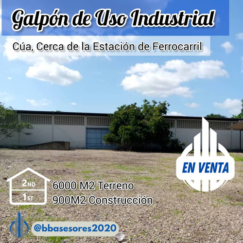 Galpón Para Múltiples Usos Industriales Ubicado En Cúa 