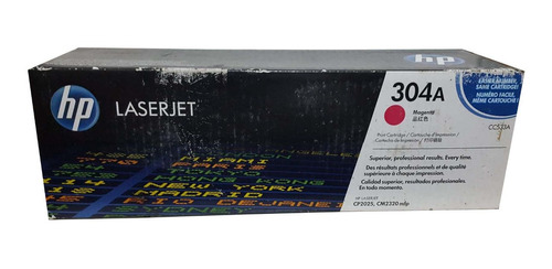 Cartucho De Toner Original Hp 304a Magenta  Cc533a