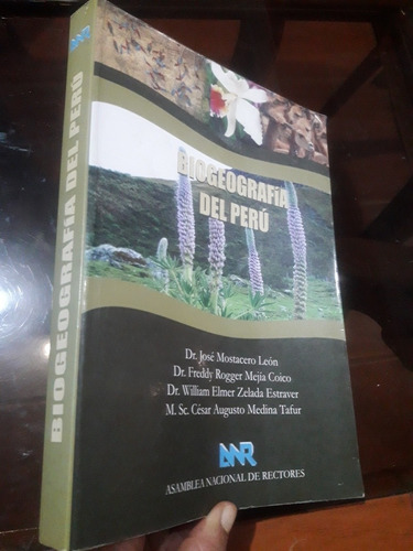 Libro Biogeografía Del Perú De José Mastacero 