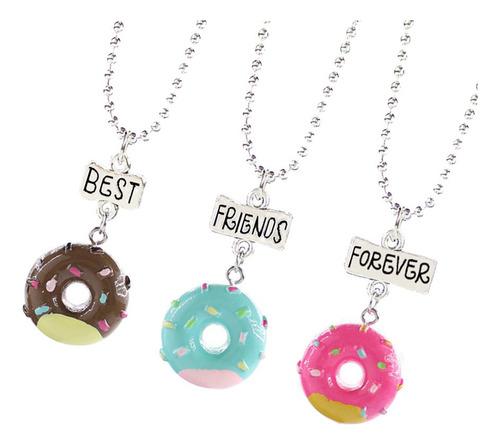 Juego De 3 Collares De La Amistad Para Niños Con Forma De Do