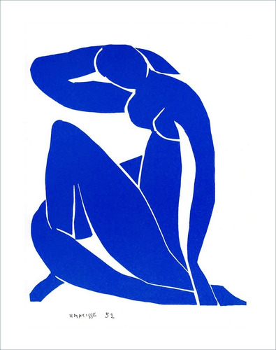 Lamina Fine Art Desnudo Azul Ii Henri Matisse 50x70 Mycarte