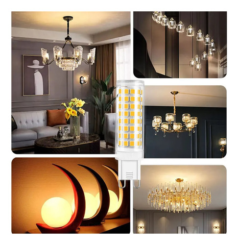 Bombilla Led G9 Regulable, Foco Smd 2835 De 10w For Lámpara