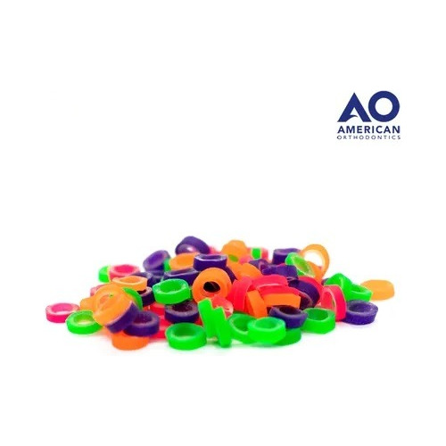 Ligas Intraorales Animales American Ortodontic Neon Colores 