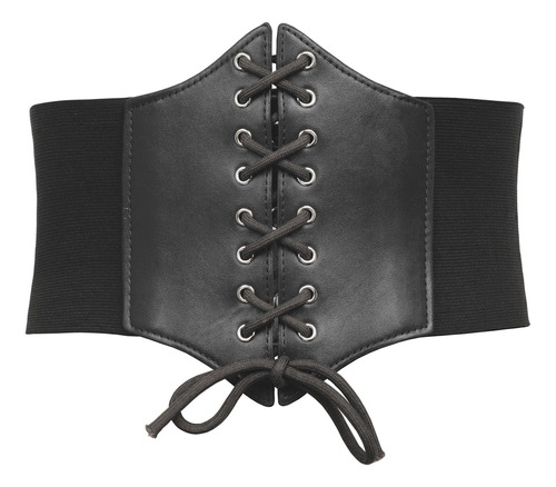 Grace Karin Cinturón Ancho Elástico Con Cordones Para Mujer 