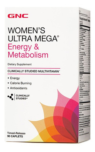 Womens Ultra Mega Energy & Metabolism 90 Caplets