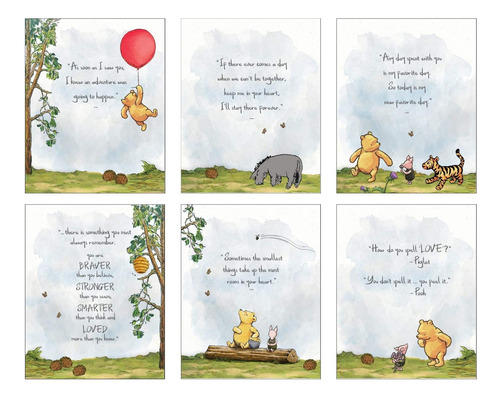 Herzii Prints - Decoraciones Clasicas De Winnie The Pooh Pa