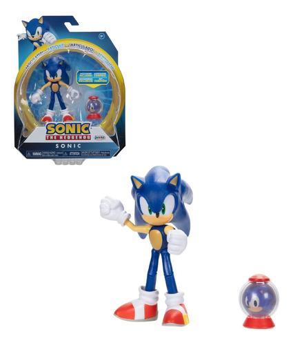 Figura Sonic The Hedgehog Y Vida Extra 10cm Articulado Jakks