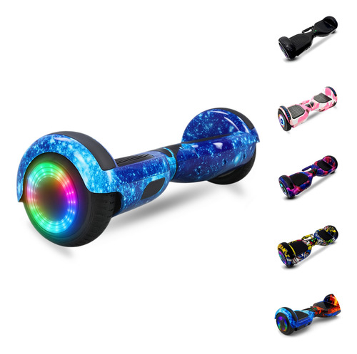 Hoverboard Skate Elétrico Original 6.5 Led Bluetooth Cores