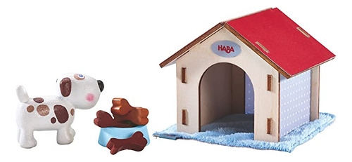 Haba Little Friends Perro Lucky Con Doghouse &amp; Huesos