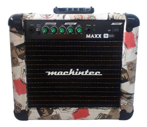 Amplificador Mackintec Maxx 15 Transistor para guitarra de 15W cor italy 110V/220V