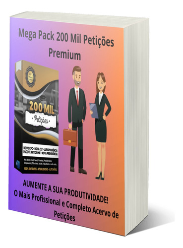 Mega Pack 200 Mil Petições Jurídicas - Novo