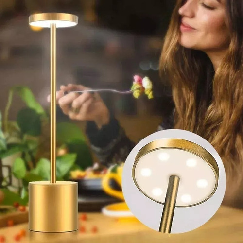 Lámpara De Mesa Recargable, Lámpara Inalámbrica