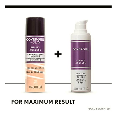 Covergirl Simply Ageless 3-in-1 Liquid Foundation, Soft