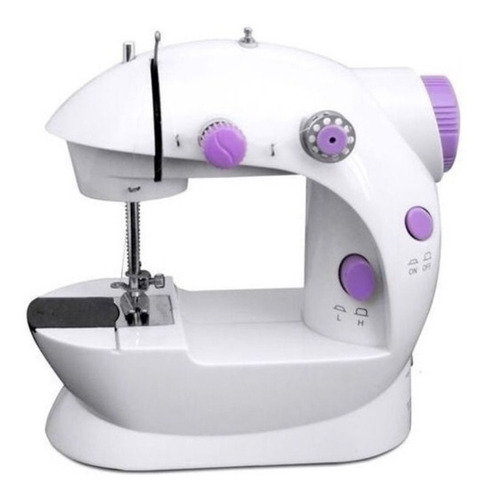 Mini Máquina De Coser  Recta Coats Fhsm-202 Portable Blanca