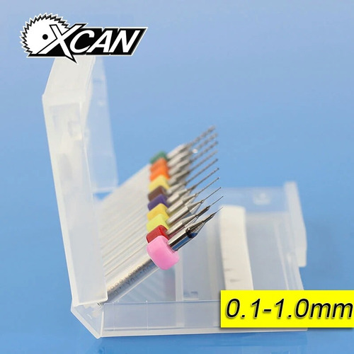 10 Pçs Mini Broca 0.1mm A 1mm Mini Pcb   Para Imprimir Circu