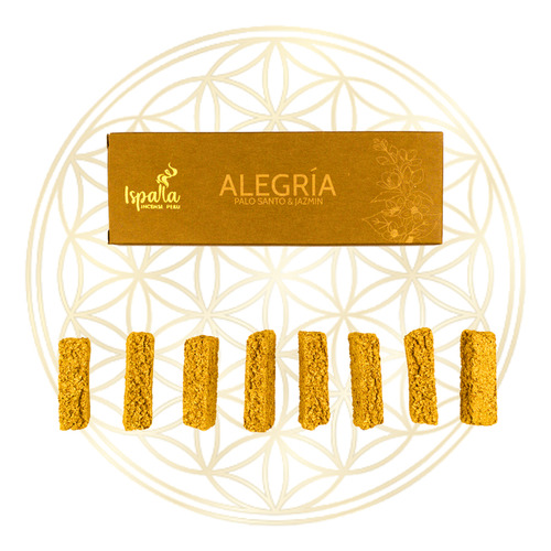 Incenso Ispalla Tabletes Aromas - Palo Santo Peruano Fragrância Alegria