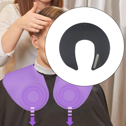 Chal De Silicona Redondo Para Cortar El Pelo, Ideal Para