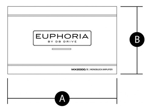 Amplificador Euphoria 1200w Nano Db Drive para baixos poderosos