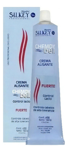 Alisado Chemdy Bell Silkey Cabello Profesional Unidad X120g Fuerza Fuerte