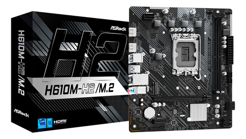 Tarjeta Madre Asrock H610m-h2/m.2 Lga1700 Ddr4 Micro Atx