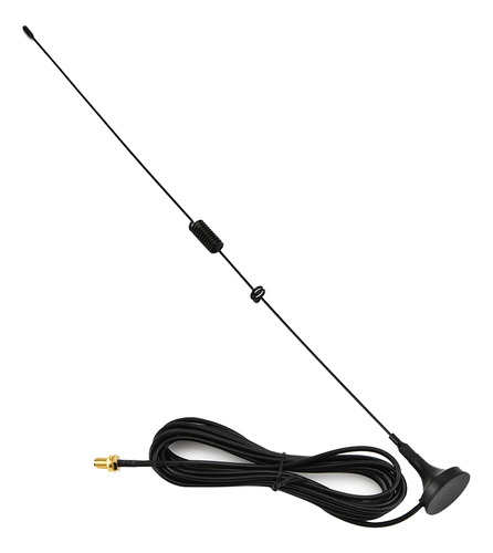 Antena Magnética De Coche Sma Famale Uhf + Vhf Apta Para Ken