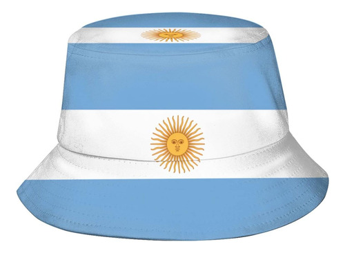Divertido Sombrero De Cubo Con Bandera Argentina De Argentin