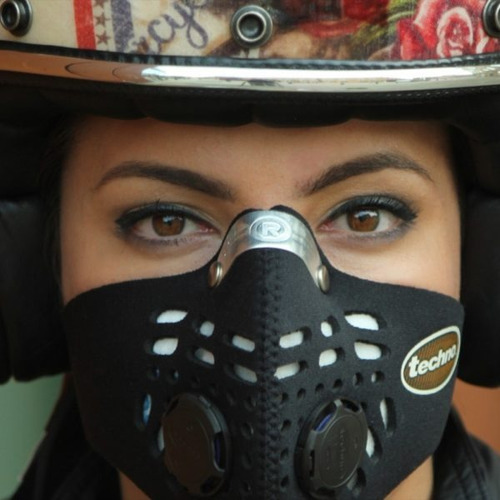 Máscara Techno Respro Antipolución Filtra Gases Y Partículas