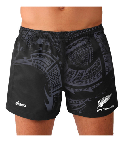 Short De Rugby Imago Maori All Blacks 2023 Juego Entrenamien