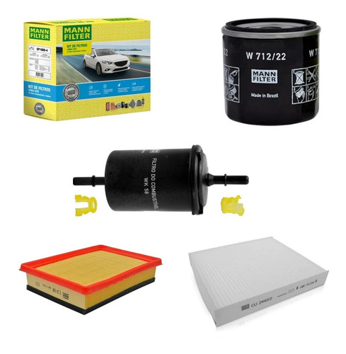 Kit Filtros Troca Oleo Gm Onix 1.0, 1.4 8v 12-19 Sp11060-4