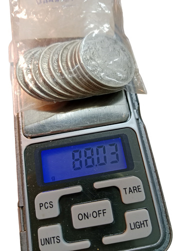 Monedas De Platas Chilena Para Fundir Dañadas 10 Unidades