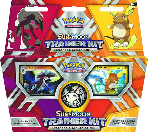 Pokemon Tcg: Trainner Kit Sun Y Moon Lycanroc Y Raichu