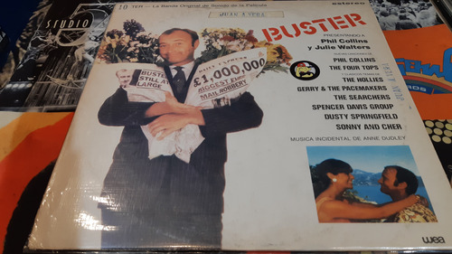 Phil Collins Buster Original Motion Lp Vinilo Argentina 1988