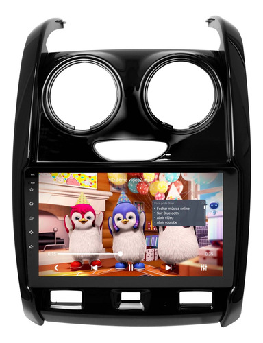 Multimidia Duster Oroch 15/19 Android 14 Auto Carplay Voz 9p