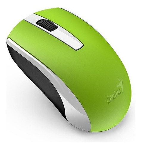 Mouse inalámbrico recargable Genius  ECO-8100 verde