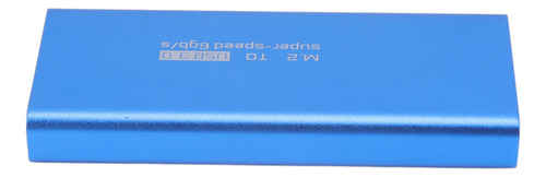 Carcasa Adaptadora Msata A Usb3.0, 6 Gbps, Azul, Msata Ssd