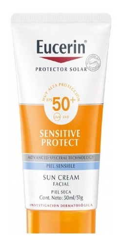 Protector Solar Eucerin Humectante Crema Facial Fps 50