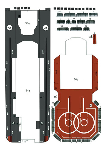 3d 1/200 Almirante Russo Levchenko Sem Peças De Conserto