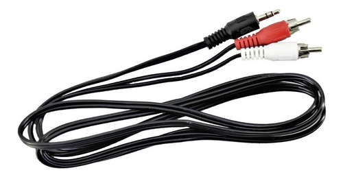 Imagen 2 de 2 de Cable De Audio Auxiliar Plug 3.5 A Rca 11-1004 (10 Piezas)